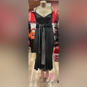 Elegant Gray Women's Dress